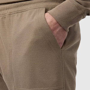 Nouvel arrivage de shorts de rue décontractés pour hommes Design personnalisé toile intermédiaire couleur unie teint uni prix raisonnable Super septembre - Product Image 4