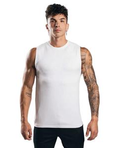 เสื้อกล้ามสำหรับผู้ชายสไตล์ใหม่,เสื้อแขนกุดใส่เล่นกีฬาแบบไม่เท่ากันเสื้อกล้ามผู้ชาย - Product Image 6