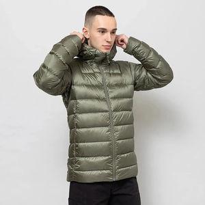 Chaqueta de Invierno para Hombre 2026, Diseño Personalizado de Fábrica, Forro Térmico de Poliéster, Cuello Alto de Nailon, Logotipo Frontal, Color Azul Pato - Product Image 2