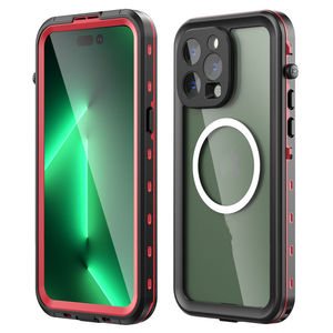 Pour iPhone 15 <span class=keywords><strong>14</strong></span> 13 12 Étui de téléphone étanche sous-marin pour iPhone 15 Pro Étui de protection étanche à 360 degrés - Product Image 6