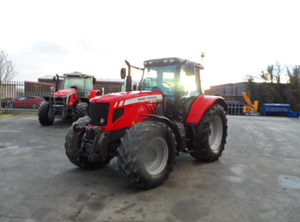 Tractor bastante usado Massey Ferguson 6480 Gear Drive 4WD Uso agrícola Tractor de alta productividad a la venta - Product Image 6