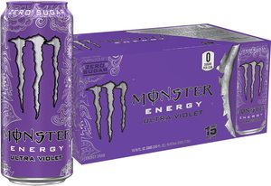 Bebida Energética Monsters Original Blanca Baja en Carbohidratos con Ginkgo, Carbonato y Taurina, 16 Onzas Líquidas, Caja a Granel de 4/12 Paquetes - Product Image 4