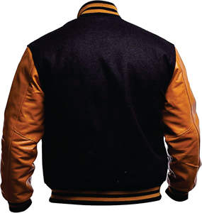 Haute Qualité Laine Bomber Vert Streetwear Personnalisé Serviette Broderie Patchs Letterman CollegeBaseballjacket pour hommes DDP Expédition - Product Image 6