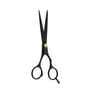 Tijeras de Peluquería Profesionales Negras con Mango Ergonómico de Alta Calidad, Acero Japonés, 6.5 Pulgadas, para Barberos - Product Image 1