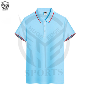 Polo personalizado para hombre, tejido de punto transpirable con opción de logotipo personalizado de uniforme en blanco - Product Image 6