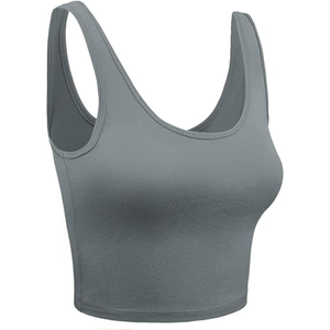 Nouveauté Qualité supérieure Logo personnalisé Vêtements de sport pour femmes Soutien-gorge de sport dos nu Haut de fitness élastique sans couture Soutien-gorge de sport pour femmes de yoga - Product Image 4