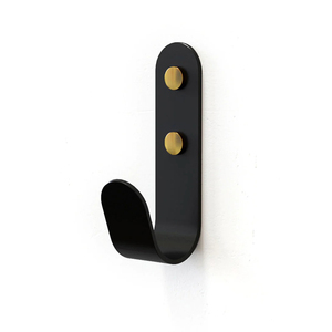 Adhesive Wooden Wall <b>Hooks</b> <b>for</b> <b>Hanging</b> 3-Pack Modern Coat <b>Hooks</b> Farmhouse Natural Rustic Walnut Wood <b>Hooks</b> - Product Image 1