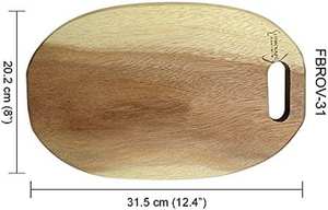 Tabla de cortar de madera con forma de calabaza para verduras, frutas, queso y carne - Product Image 2