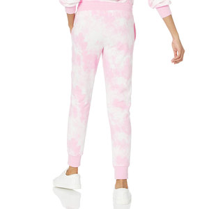 Joggers en coton personnalisés pour femmes côtelé cheville entraînement athlétique Fitness pantalon plat avant Style Streetwear pantalons de survêtement impression DTG - Product Image 4