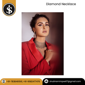 Edding and Annicomary shion ashion eewelry uxury and Premium CD HPiiiamond Gold ecklace de Ndian Xporter - Product Image 6