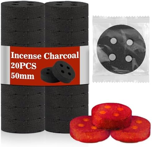 Carbón <span class=keywords><strong>de</strong></span> madera <span class=keywords><strong>de</strong></span> fruta redondo <span class=keywords><strong>de</strong></span> 50 mm <span class=keywords><strong>y</strong></span> 4 agujeros, fabricado a máquina, <span class=keywords><strong>de</strong></span> encendido rápido para hookah, Lucky, superventas <span class=keywords><strong>y</strong></span> económico - Product Image 2
