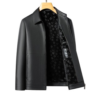 Chaqueta de Moto de ante de imitación de otoño para mujer, chaquetas cortas con cremallera de manga larga a la moda, Color sólido, marrón, informal, para mujer, chaquetas de lana - Product Image 6