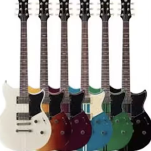 Guitare YamahaS Revstar RSS20BL noire de qualité supérieure, sélecteur de micros 5 voies, connectivité USB, son surround, design portable, garantie 3 ans - Product Image 1