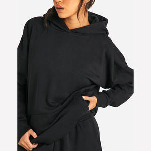 Sweat à capuche de performance évacuant l'humidité pour femme Pull actif extensible surdimensionné pour la randonnée en salle de sport et les entraînements en plein air - Product Image 3