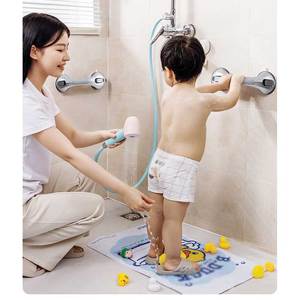 I produttori di teste moderne afferrano il supporto per il bagno singolo per aiutare la maniglia della doccia della porta della stanza del bambino - Product Image 2