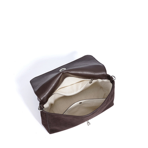 Bolso de hombro de trabajo de oficina de cuero auténtico de fábrica de fabricante personalizado bolso de hombro de cuero de vaca de compras de lujo de moda - Product Image 2