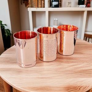 Vaso de Cobre para Agua Saludable, Vaso de Cobre Indio, Vaso de Cobre OEM, Juego de Vasos de Cobre Personalizados, Vasos de Cobre de Marca Privada - Product Image 2