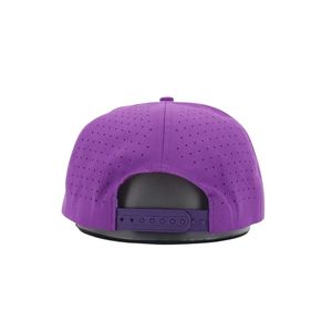 Tour Style <b>Flat</b> Brim Rope Golf <b>Hat</b> with Raised 3D Embroidery Logo Custom Inner Woven Label and Adjustable Snapback Closure - Product Image 4