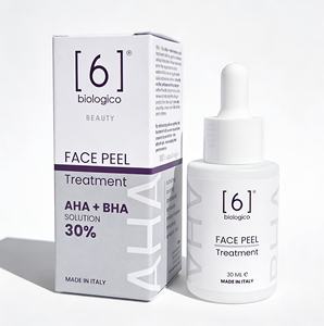 Traitement exfoliant pour le visage AHA BHA, sans rinçage, cosmétique, fabriqué en Italie, étiquette privée OEM ODM disponible - Product Image 1