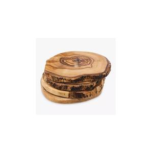 Lot de 4 sous-verres en bois élégants et modernes, fabriqués à la main, tapis de boisson de qualité supérieure pour la décoration de la maison, anniversaire de mariage élégant - Product Image 4
