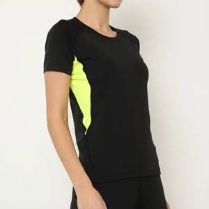 T-shirt de fitness élégant pour femme-Tissu doux et respirant-Idéal pour la course, le yoga et les séances d'entraînement - Product Image 6