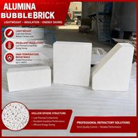 Brique aluminosilicate poreuse Tynason 1700C, corps sphérique creux en alumine, faible stockage de chaleur pour la fonderie de l'acier, prix compétitif