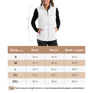 Chaleco sin mangas de Invierno para mujer más vendido, nuevo chaleco al por mayor de lona de algodón acolchado, chaqueta para uso exterior - Product Image 6