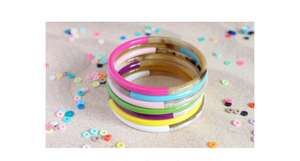 Brazalete de Resina con Diseño Moderno de Cuerno de Búfalo Natural, Joyería Religiosa Unisex de Moda, con Perlas, Diamantes y Piedras Pulidas, Duradero - Product Image 5