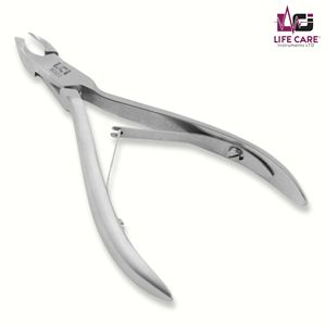 Pinces professionnelles de haute qualité, pinces à cuticules en acier japonais à double ressort ciseaux à cuticules tondeuse par Life Care Instrument - Product Image 5