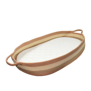 New Arrivals Handmade <strong>Moses</strong> <strong>Basket</strong> Waterproof Pad Mattress Changing <strong>Basket</strong> - Product Image 6