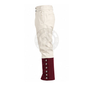 Pantalón de Estilo Histórico de la Guerra Napoleónica con Diseño Clásico, Cintura Estructurada y Costuras Detalladas - Product Image 5