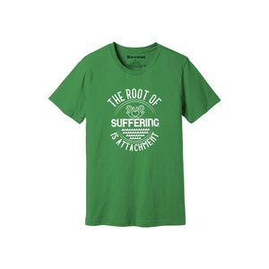 Camiseta informal de algodón 100% con impresión de temas de Buda en 3D, 12 opciones de color, 160-180, colocación de diseño personalizable GSM pesado - Product Image 4