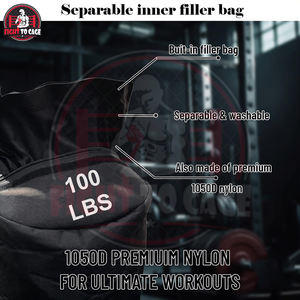 Heavy <b>Sand</b>-Filled <b>Punching</b> <b>Bags</b> for Boxing Training High Quality Weight Training Sandbag Adjustable Load Portable Workout <b>Bag</b> - Product Image 5