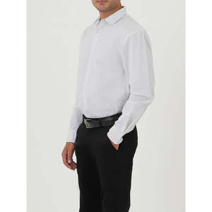 Chemise à carreaux décontractée pour homme HIROTO, 100% coton, coupe ample, style western, manches longues, taille 3XL, tissu popeline tissé - Product Image 3