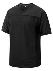 Camisetas de fútbol atléticas de sublimación de servicio OEM personalizado de alta calidad Camiseta de fútbol americano cosida en blanco del equipo de la escuela secundaria - Product Image 2