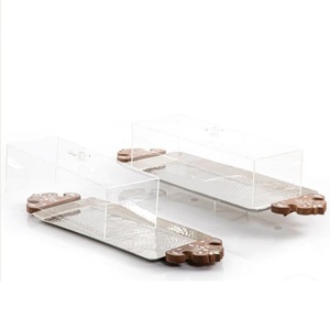 Bandeja de servicio de alta calidad con cúpula, bandeja de servicio de Pizza de Pasta usada multiusos, bandeja de Metal decorativa más vendida - Product Image 1