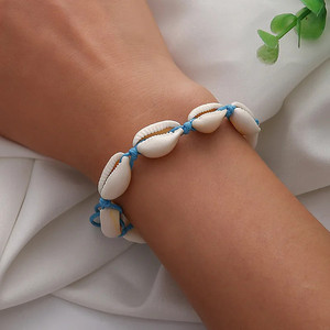 Pulsera de concha marina natural, venta al por mayor, Pulseras de Moda con cuentas de concha de mar de cauri - Product Image 6