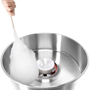 Commercial <b>Candy</b> Floss <b>Machine</b> - 520mm - 1.08kW - Black - with Sneeze Guard - Product Image 6