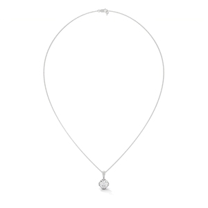 Colgante de plata con diamante cultivado en laboratorio, pieza de joyería fina atemporal diseñada para mujeres sofisticadas, elegante para regalar y especial. - Product Image 2