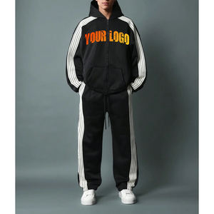 Survêtement d'hiver pour homme de haute qualité 100% coton Impression de logo personnalisée Respirant Écologique Léger Coupe régulière - Product Image 4