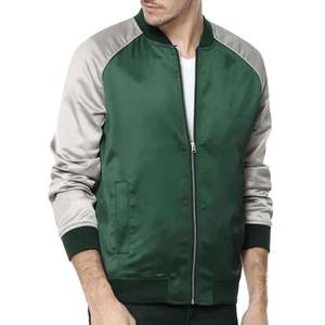 Hot Selling Spring Breathable Personalized Satin Varsity <b>Jacket</b> | Custom Baseball Bomber Embroidered <b>Patch</b> Logo Print Streetwear - Product Image 6