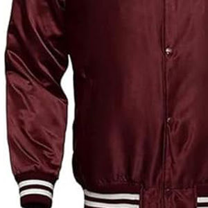 Último diseño 100% chaqueta universitaria de algodón transpirable para hombres cómoda chaqueta universitaria de béisbol de diseño personalizado y logotipo - Product Image 3