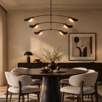 Lustres modernes pour salles à manger de villas, luminaires suspendus pour salons, lampes pour la maison, luminaires suspendus de style américain