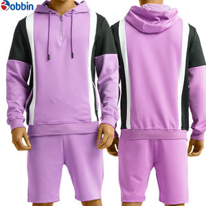 Nouveauté, survêtement de sport unisexe 100% coton, design personnalisé, respirant, ensemble court d'hiver surdimensionné, sweat-shirt pour homme, taille plus - Product Image 5