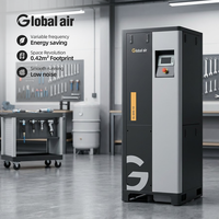 Compresseur d'air à vis silencieux portable 3HP 220V monophasé pour outils pneumatiques de bricolage, clé à chocs et kit de gonflage pour garage domestique