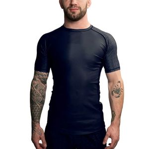 Rashguard personalizado totalmente sublimación gimnasio última manga completa surf BJJ MMA Anti-UV transpirable antibacteriano - Product Image 1