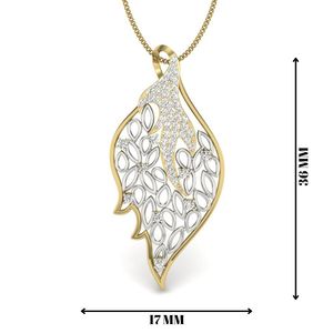 Ishi เพชร14K ทองประกายใบไม้สำหรับห้องแล็บปลูกจี้เพชร - Product Image 2