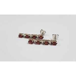 Classic Vintage White Garnet <b>Earrings</b> 18K Gold Plating <b>Stud</b> Hoop Styles Featuring Heart-shaped <b>Opal</b> Diamond Pearl Rose Gold Main - Product Image 3