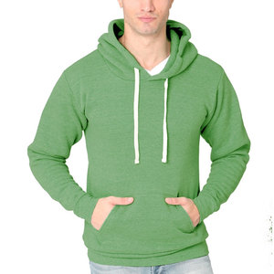 Sudadera con capucha para hombre, sudadera lisa con capucha de lana, de manga larga Top, moda Unisex, 25055, sudaderas con capucha de lana de tres mezclas Unisex - Product Image 1