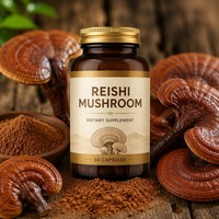 Capsules de champignons Reishi pour l'équilibre immunitaire et le soutien du système immunitaire |   Complément alimentaire en vrac OEM ODM à marque privée